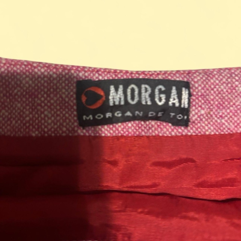 Morgan de Toi Red and Pink Pencil Skirt - Picture 4 of 5